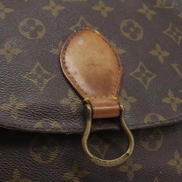 LOUIS VUITTON Monogram Saint Cloud GM Shoulder Bag M51242 LV Auth 120031 - Picture 13 of 16
